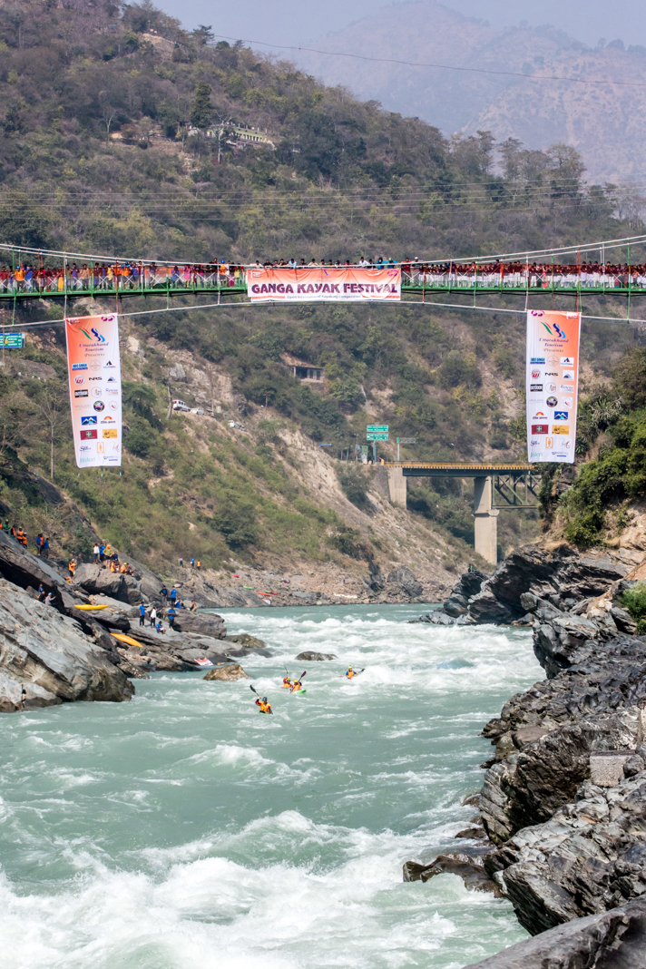 THE BRIDGE OVERLOOKING THE RACING STRETCH OF THE RIVER. PHOTO © SWATI CHAUHAN _ THE OUTDOOR JOURNAL